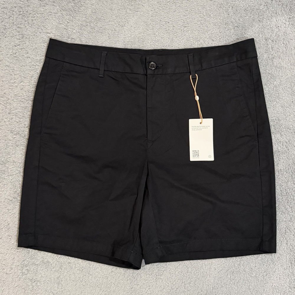 Quince Men's 34 7'' Inseam Organic Cotton Classic Stretch Chino Shorts Preppy
